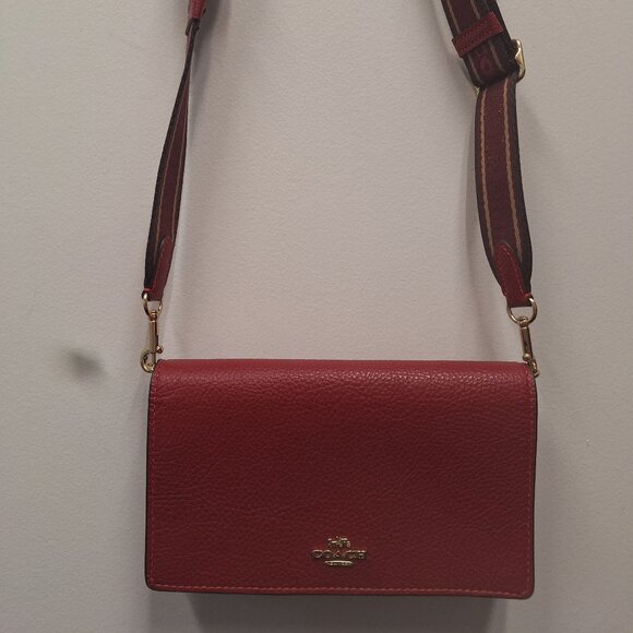 Coach Anna Foldover Clutch Crossbody - Picture 1 of 4